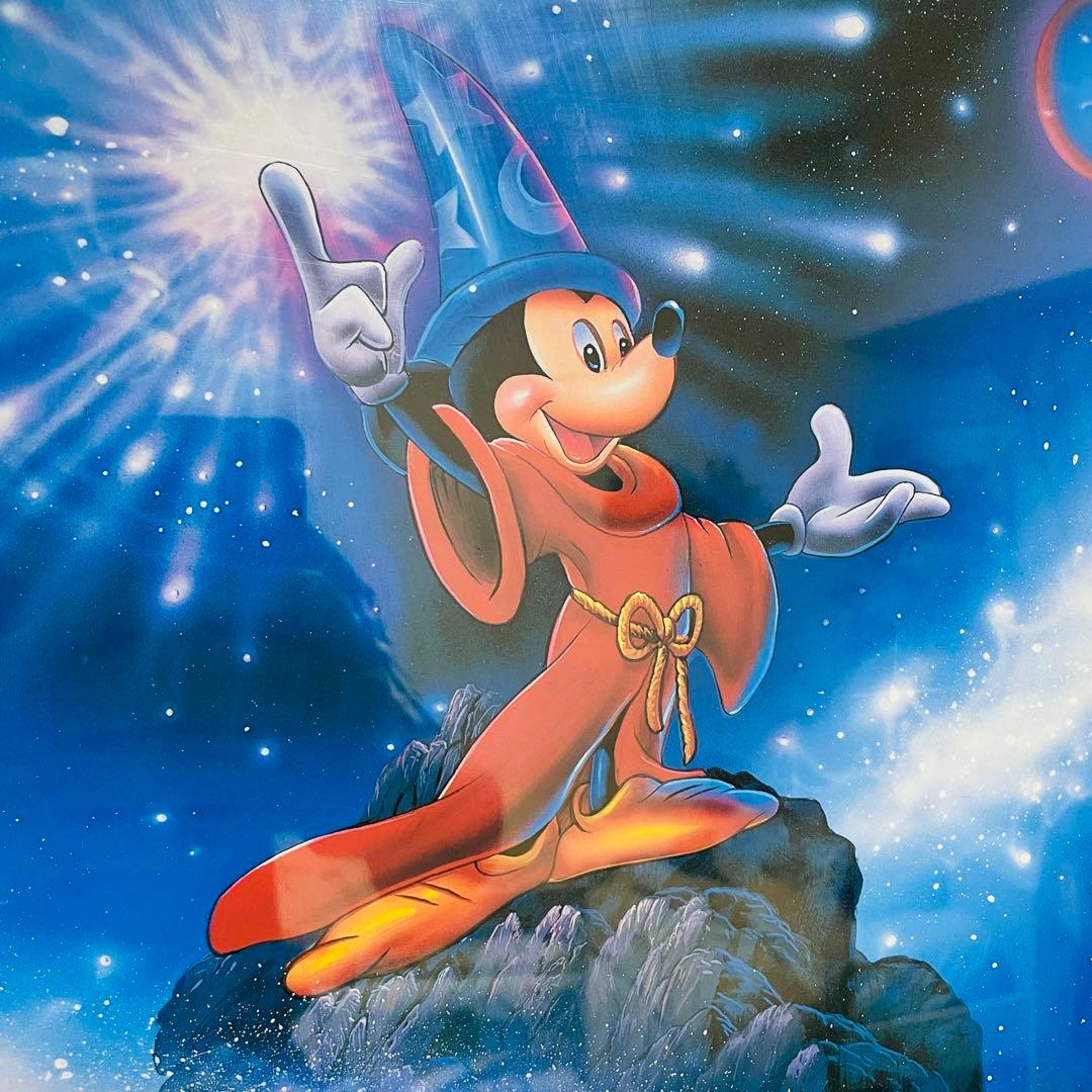 希少 ラッセン ミッキー コラボ ポスター ディズニー ファンタジア