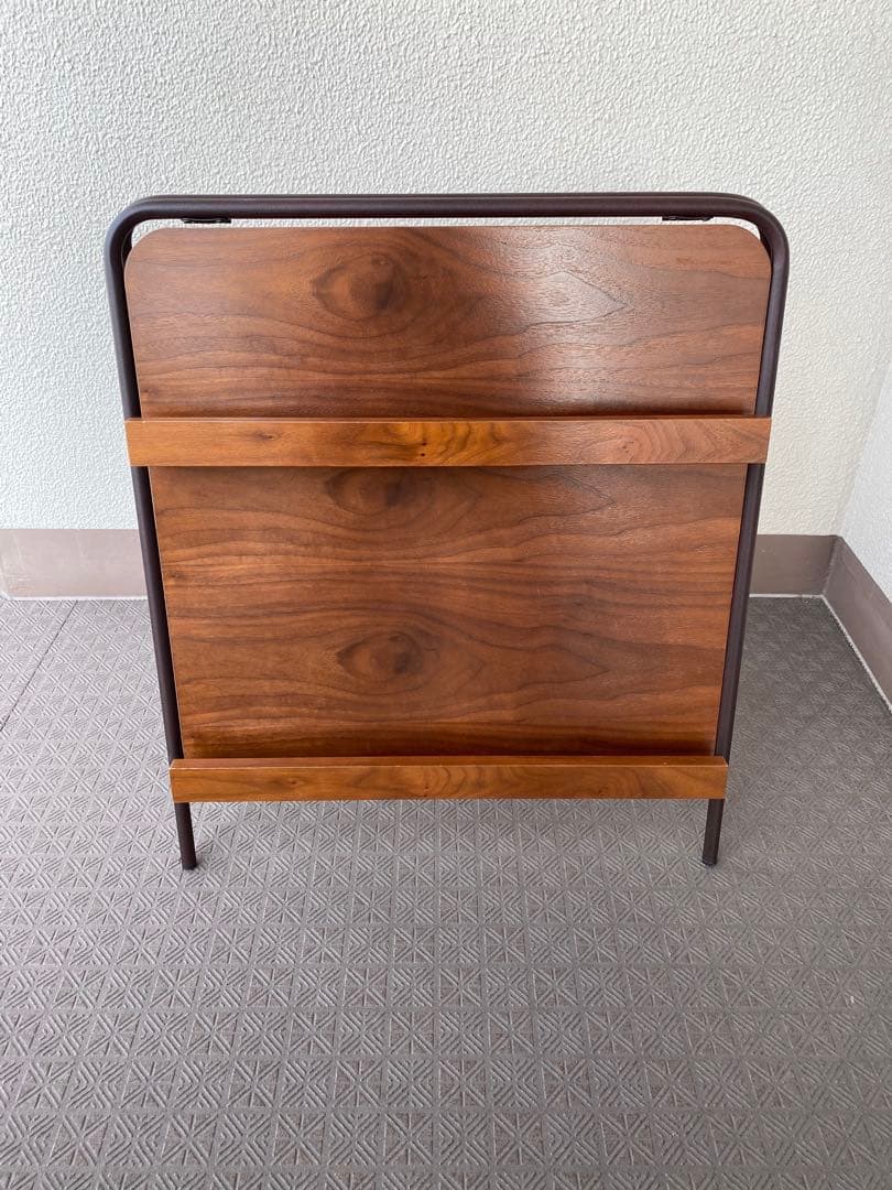 吉桂 天然木 メッセージ＆CDラック スタンディングフレーム 2段木製ラック