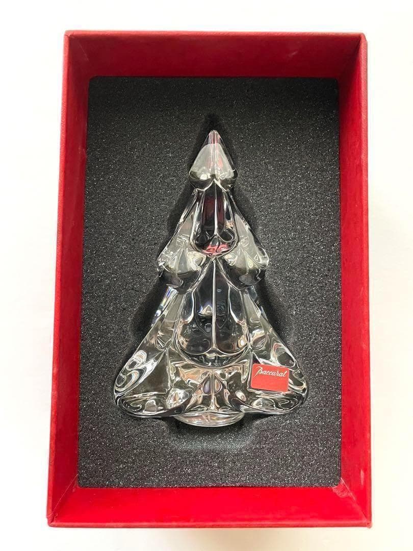 バカラ クリスマスツリー ノエル オーナメント オブジェ Baccarat 美品