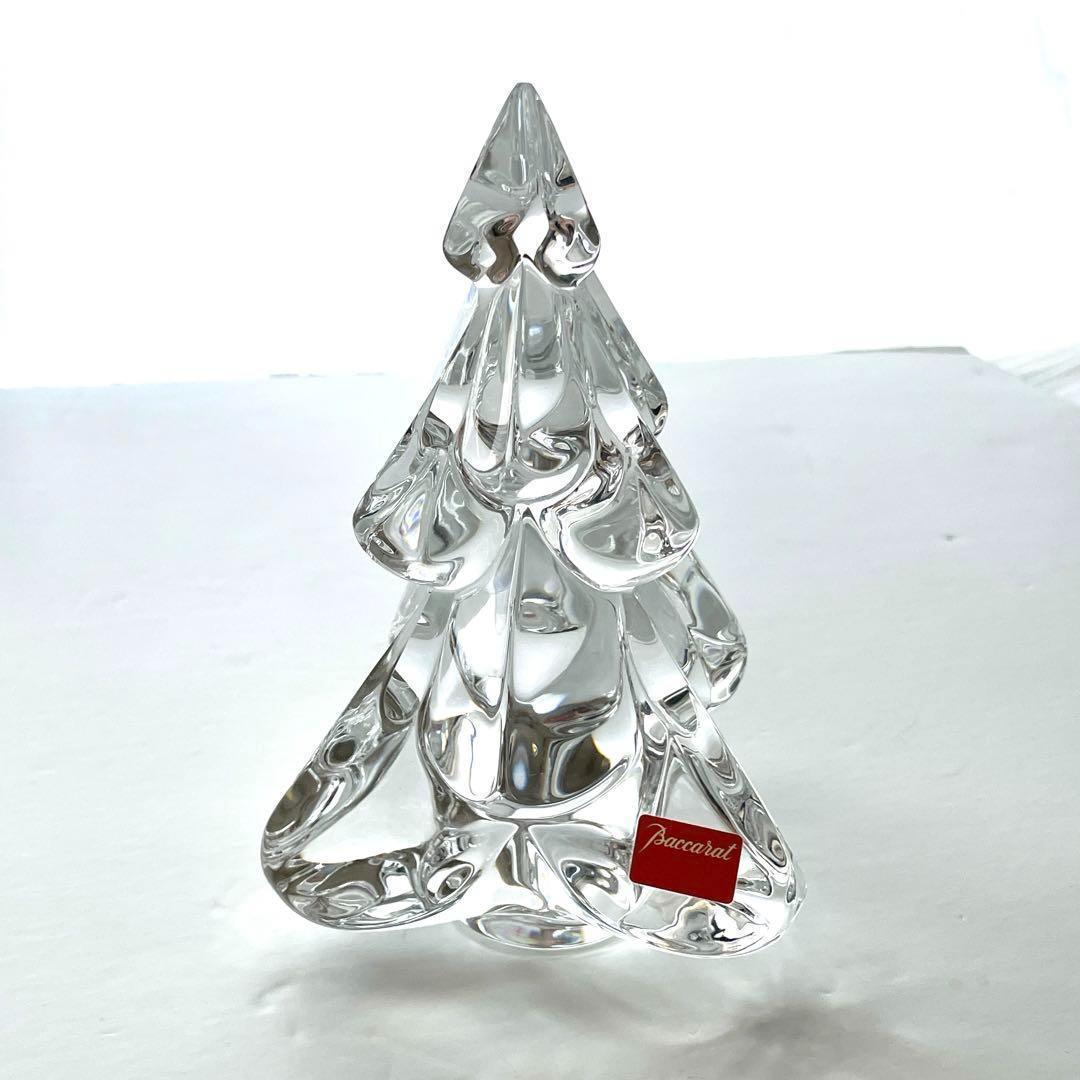 バカラ クリスマスツリー ノエル オーナメント オブジェ Baccarat 美品