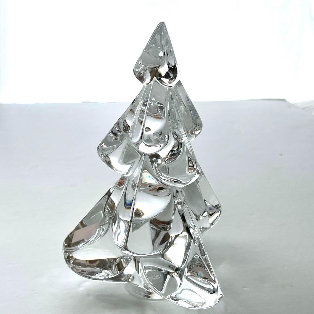 バカラ クリスマスツリー ノエル オーナメント オブジェ Baccarat 美品