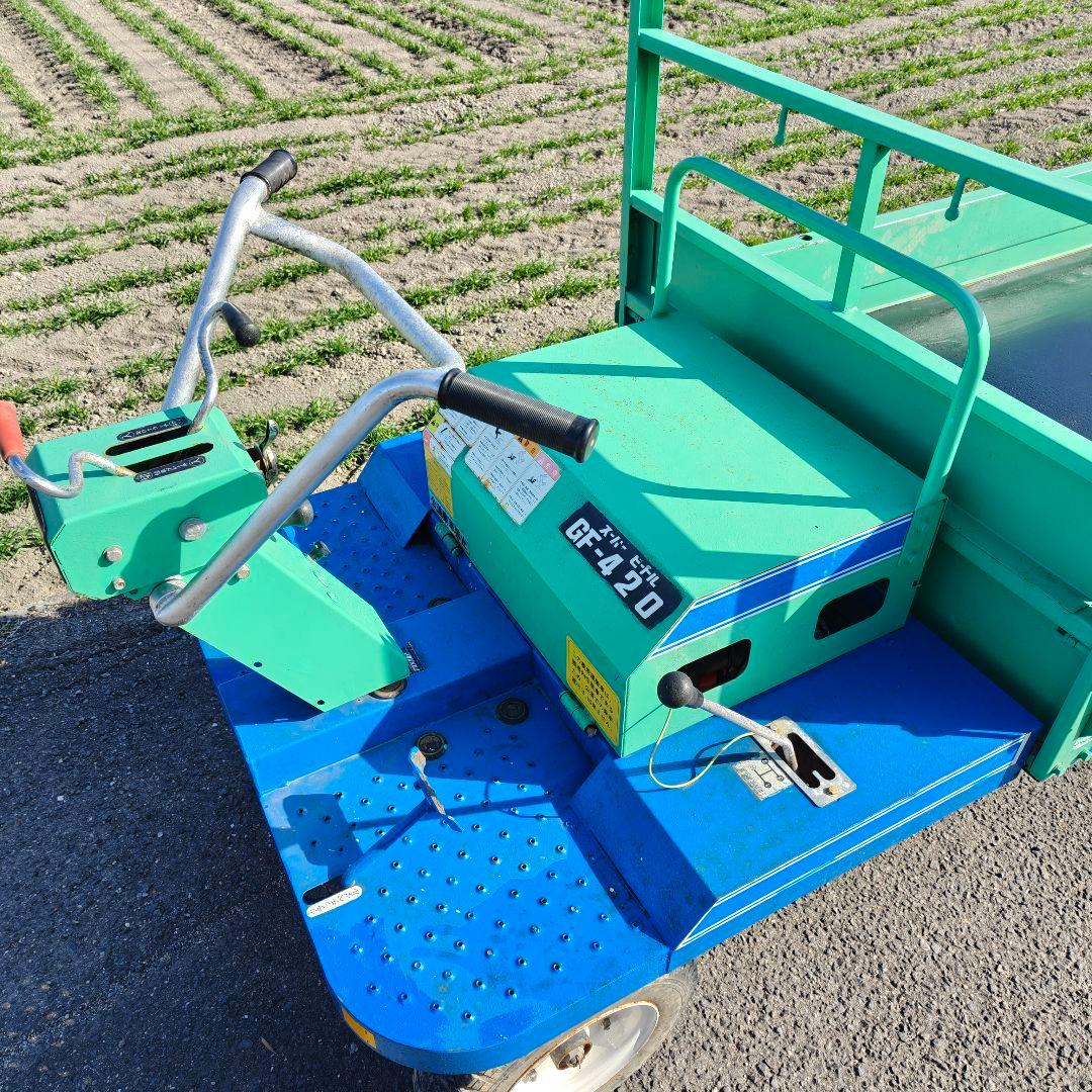 運搬車　GF-420 ガソリン リコイル式　 タナカ 運搬 積載600kg 動画