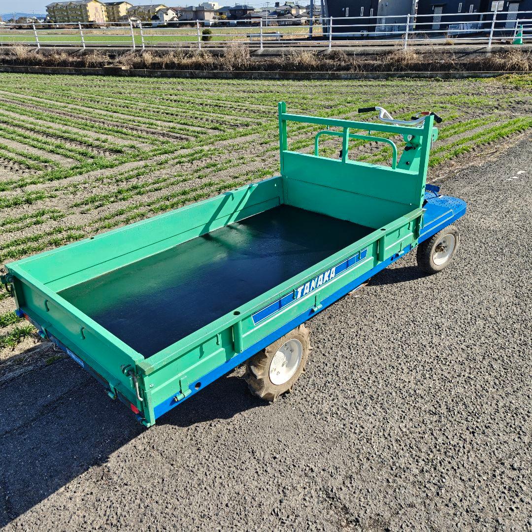 運搬車　GF-420 ガソリン リコイル式　 タナカ 運搬 積載600kg 動画