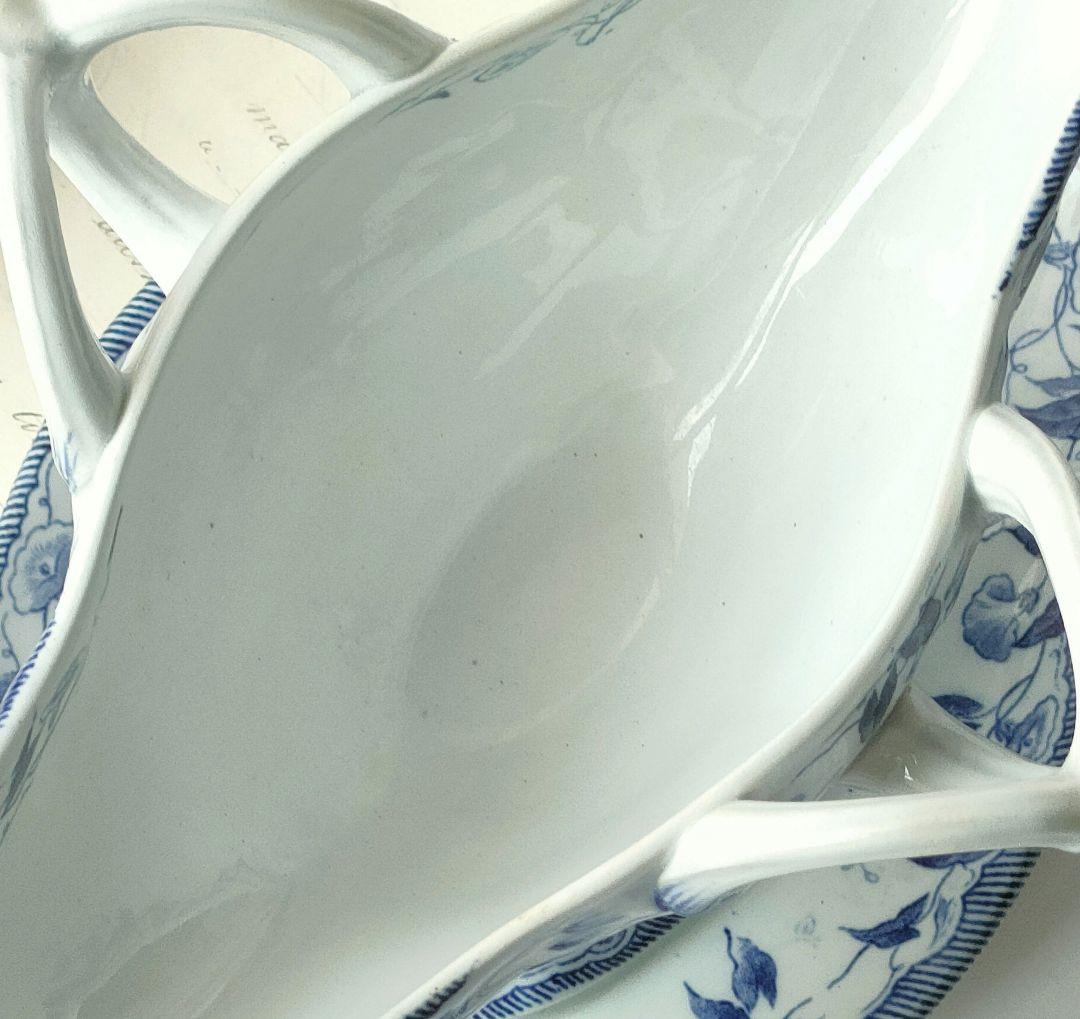 希少　クレイユモントロー　FLORA　ソーシエール　フランスアンティーク