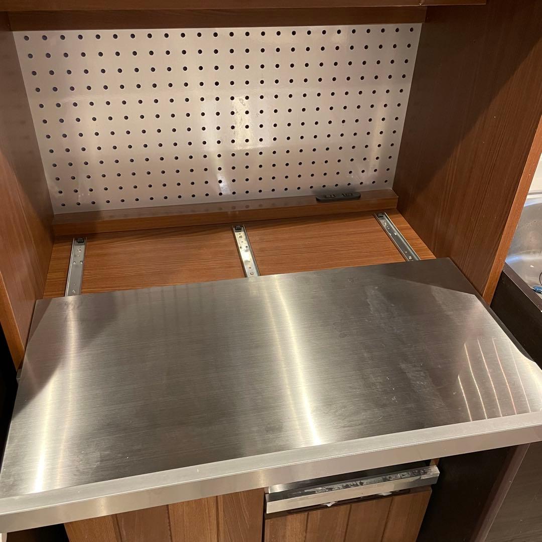 《発送2月中旬〜下旬》unico STRADA 廃盤 キッチンボードS 食器棚