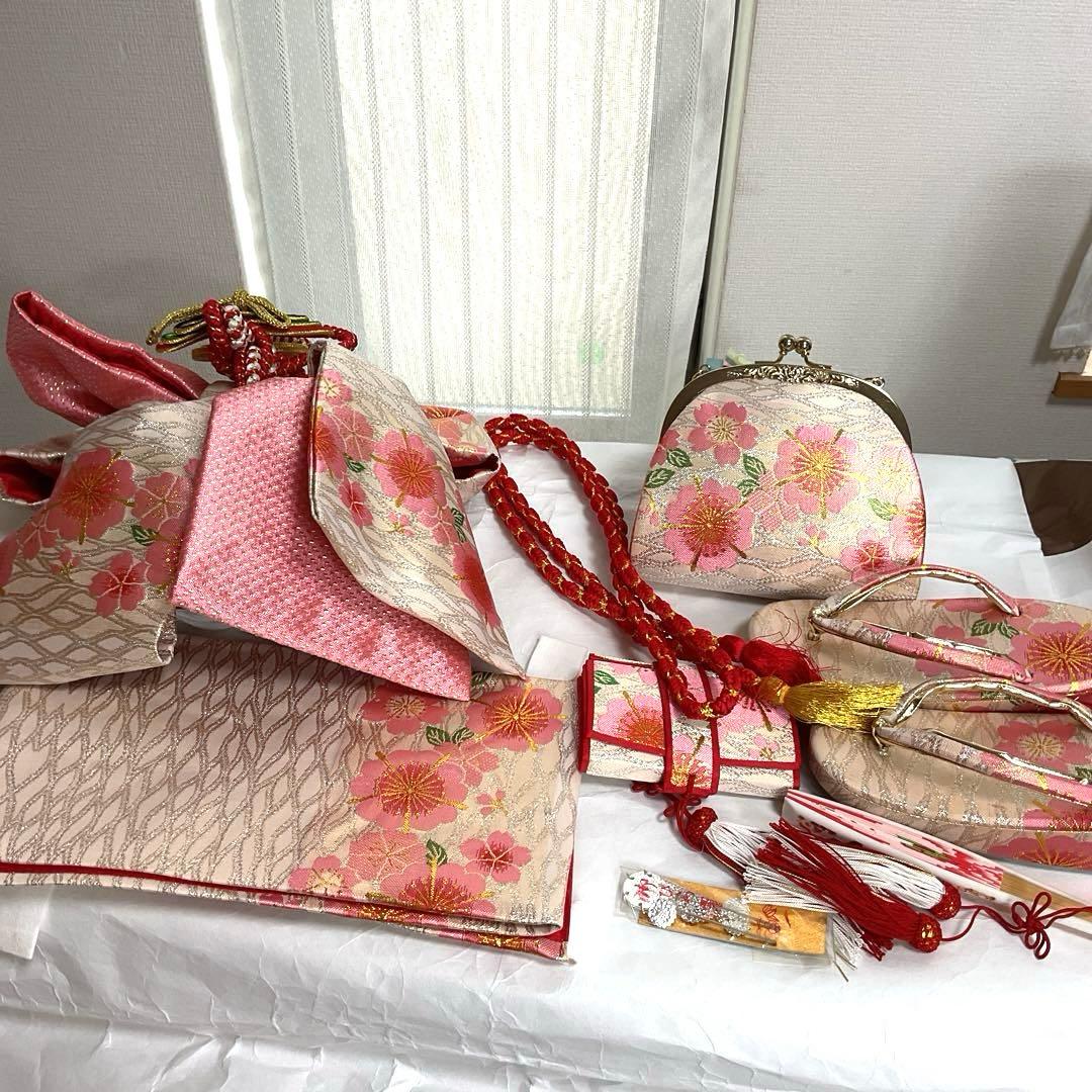 No.28 七五三　3歳　正絹着物セット