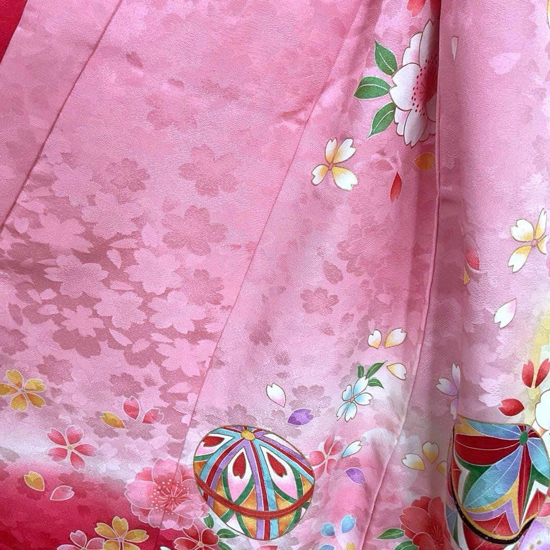 No.28 七五三　3歳　正絹着物セット