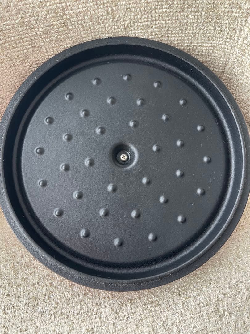 【美品】 未使用Skater 赤 両手鍋　鉄鋳物ホーロー鍋 24cm