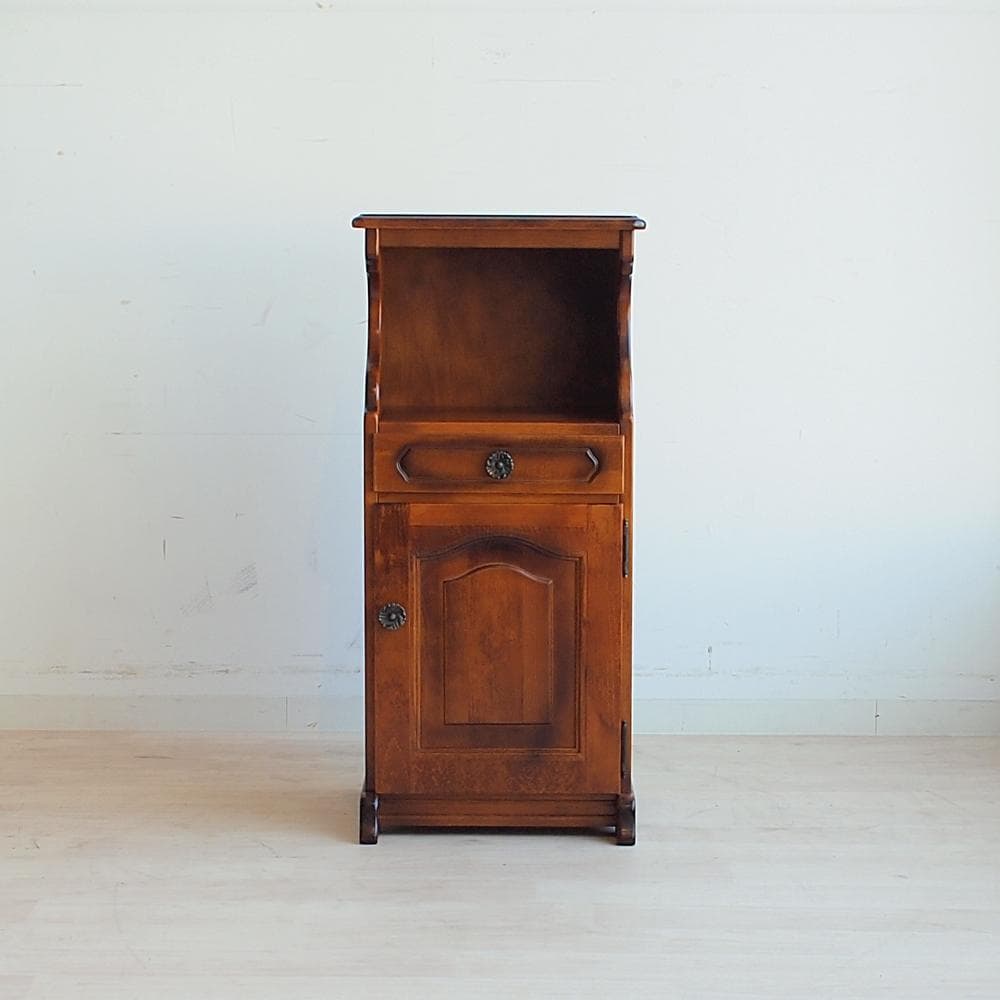 80's オールドカリモク/karimoku コロニアル 電話台 ビンテージ