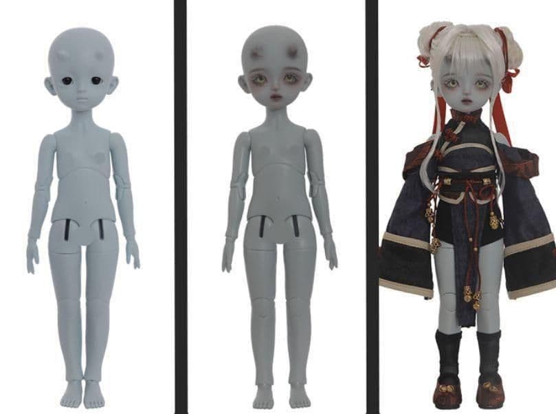 K83 BJD 1/6 ドール本体 Yuki　球体関節人形 ハンドメイド