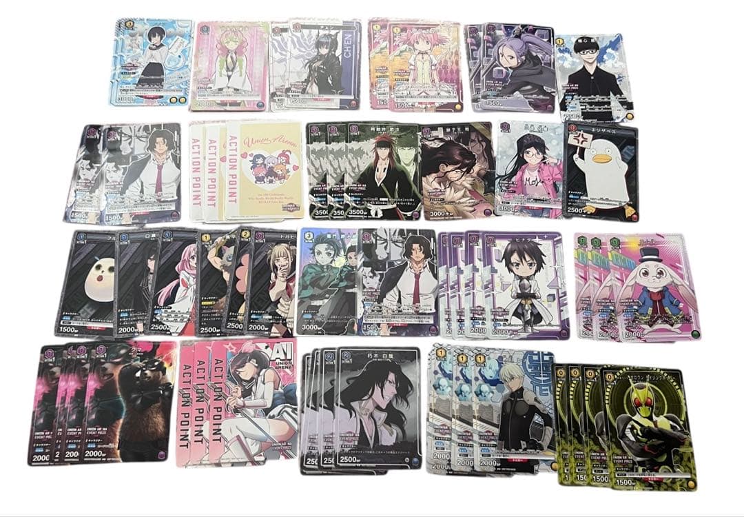 ユニオンアリーナ 構築済 デッキ 銀魂 桂 シャンフロ 赤 黄 プロモ