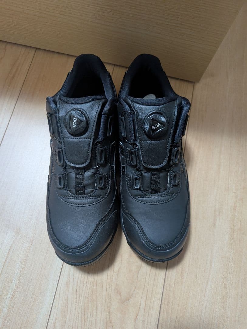つ*じ様 ［大人気］BOA安全靴 ブラック　asics