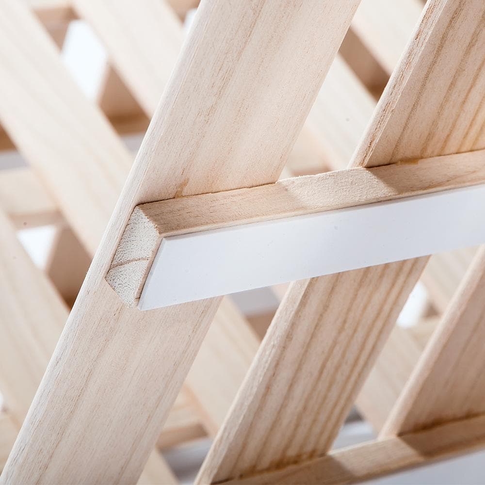 【ゼミダブル】すのこベッド 折りたたみベッド 湿気/カビ対策 耐荷重200kg