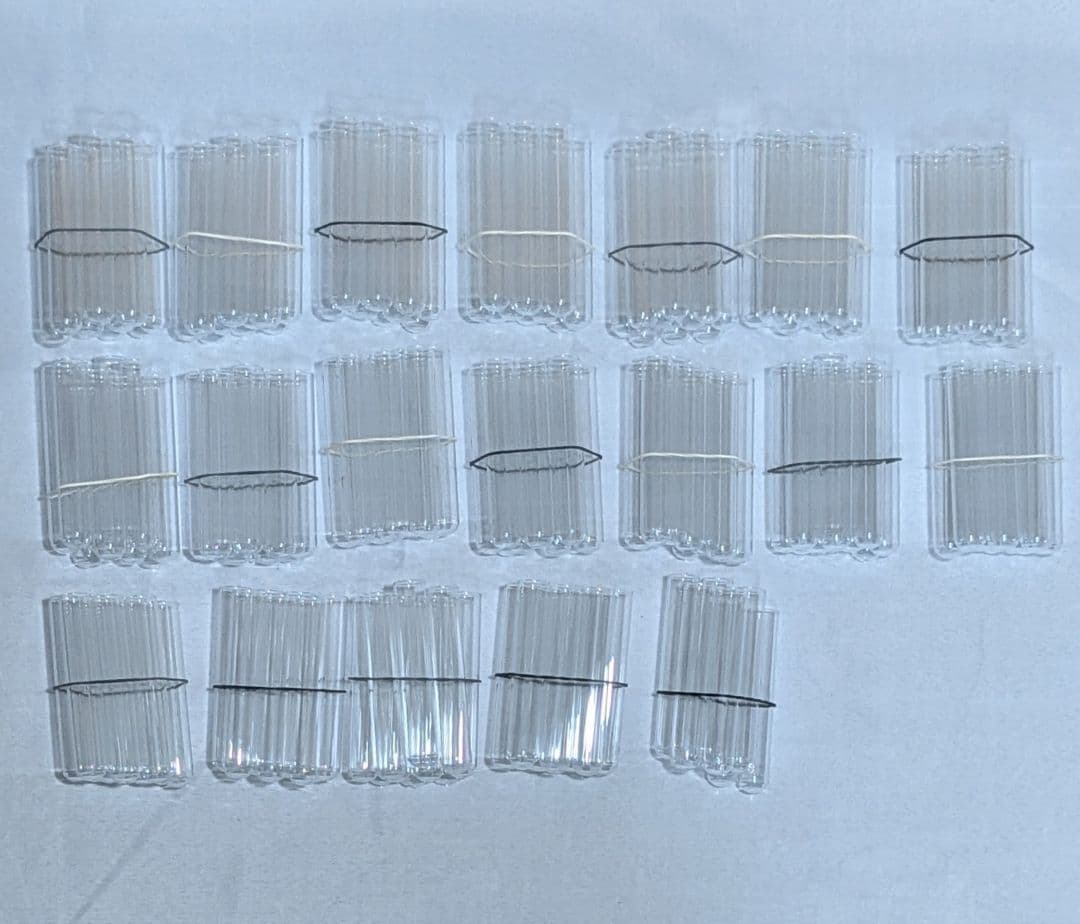 【178本】ガラス試験管 15×85mm 未使用品