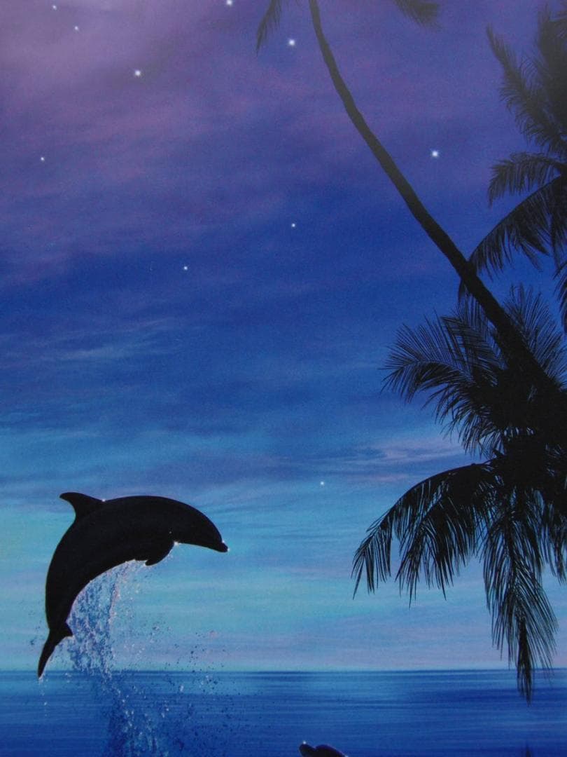 クリスチャン・ラッセン、【タヒチアン　ドリームス】、希少な額装用画集より