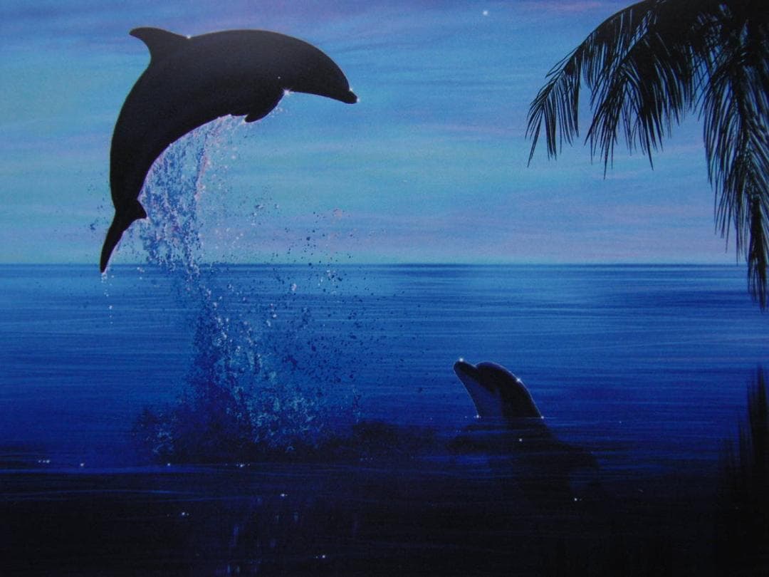 クリスチャン・ラッセン、【タヒチアン　ドリームス】、希少な額装用画集より