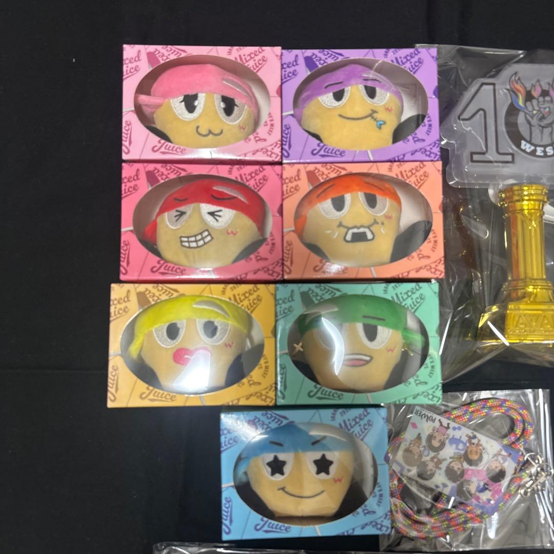 WEST. ヤツぬい 7人セット ペンライト ハンディファン スマホショルダー