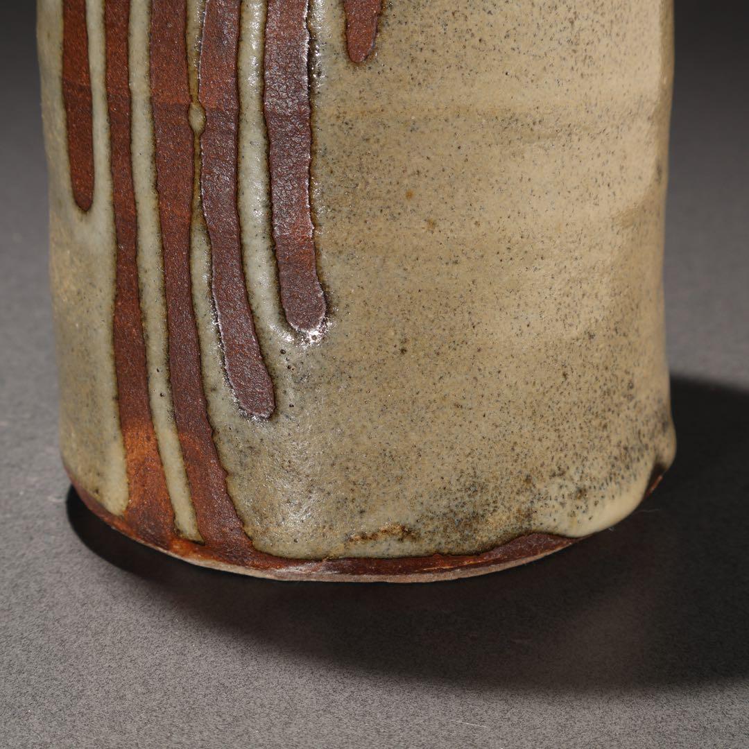 浜田庄司 白釉抜絵筆立て 人間国宝 R1614K2 - メルカリ