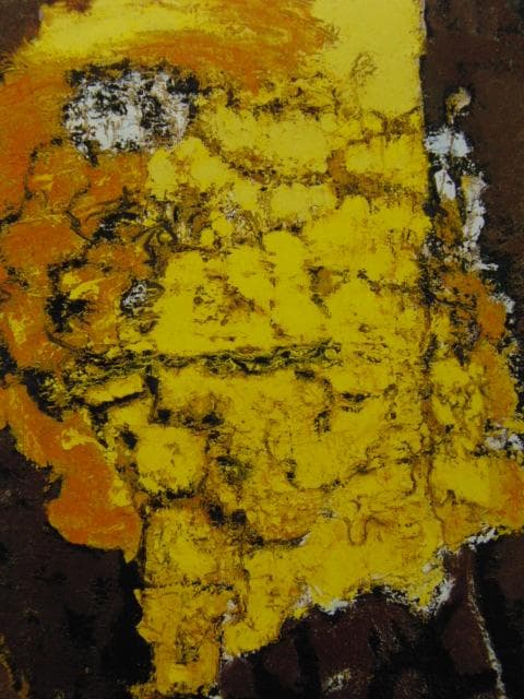 三岸 節子、花 ヴェロンにて 4、希少な画集より、新品高級額装付