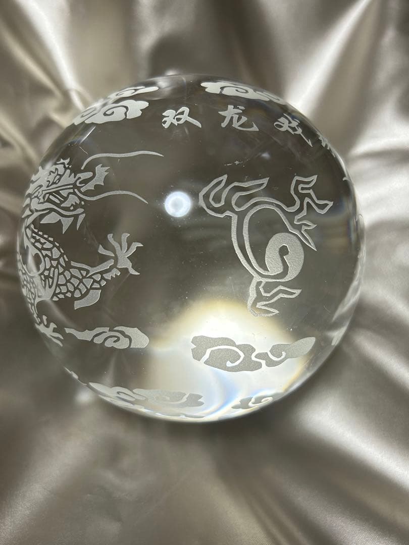 本水晶　ドラゴン　龍　径約:11cm ‼️大特価