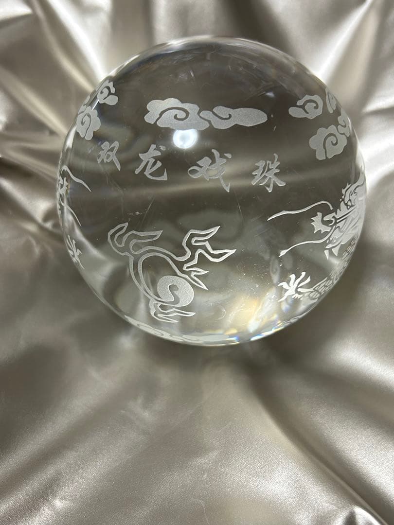 本水晶　ドラゴン　龍　径約:11cm ‼️大特価