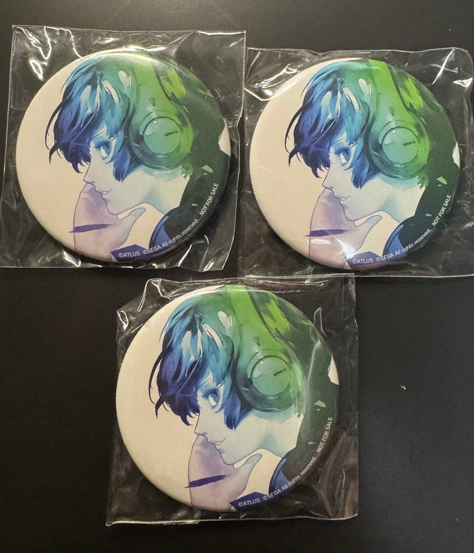 ペルソナ3 サントラ　特典　缶バッジ　P3主　キタロー