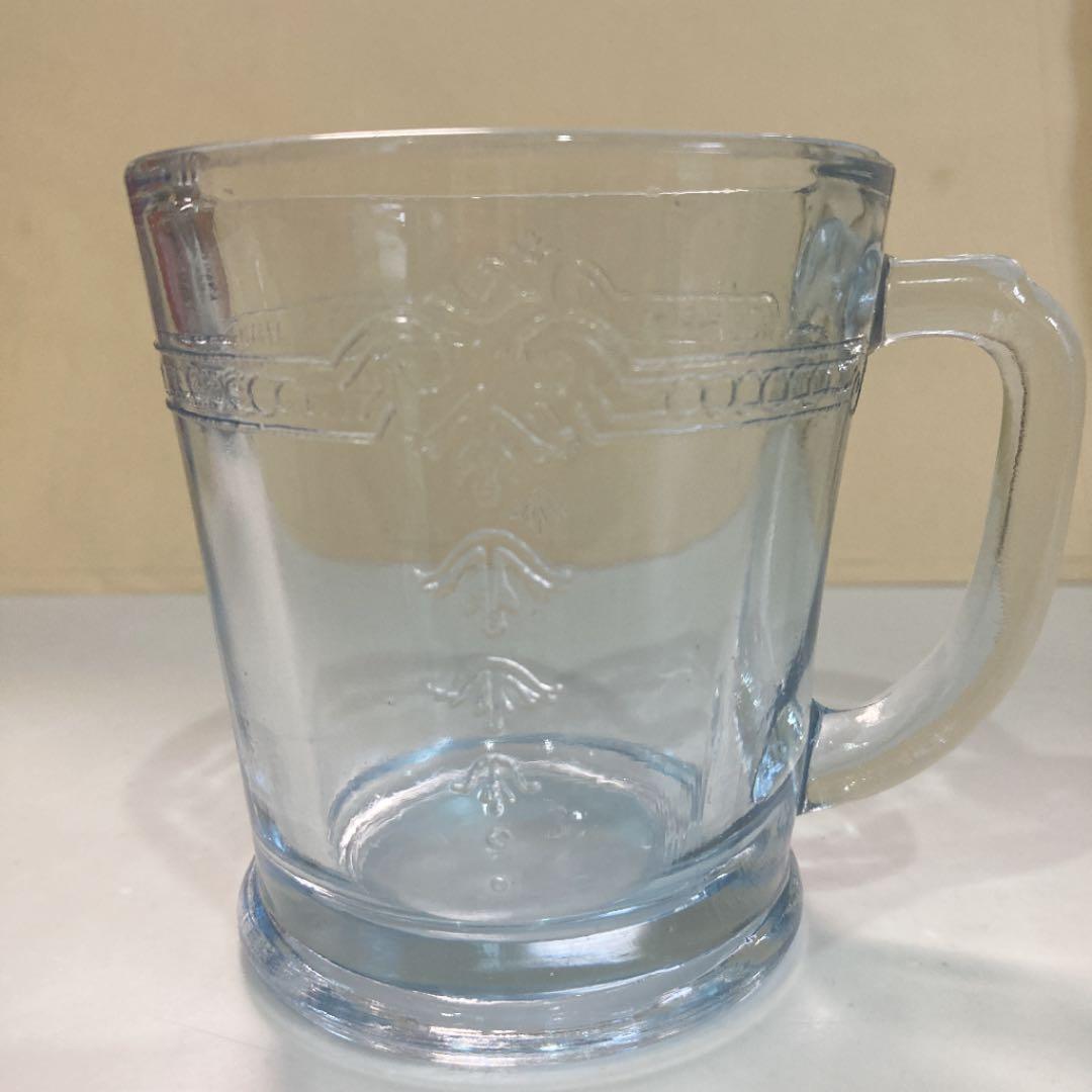 Fire king サファイアブルーフィルビーマグカップ 最初期刻印なし レア