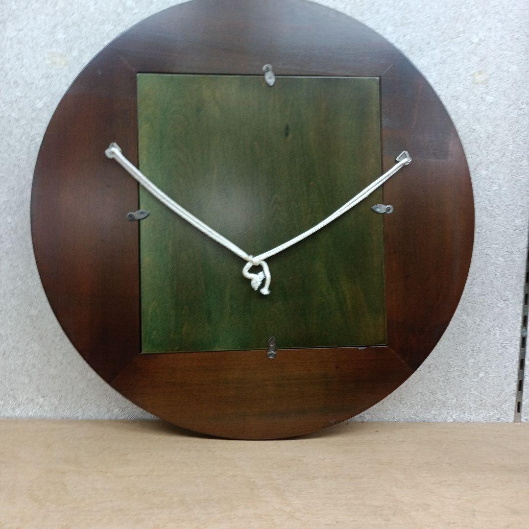 日光彫り色紙掛け（丸) 竹 色紙付き 最終価格