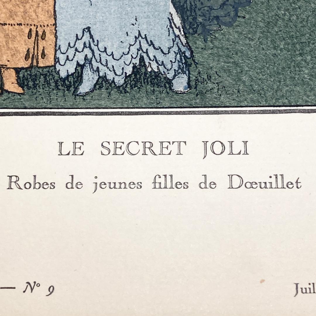 A.E.マルティ☆ファッションプレート『LE SECRET JOLI』美しい秘密