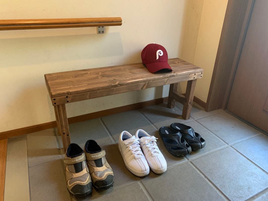 組み立て式ベンチ（アジャスターボルト付き）