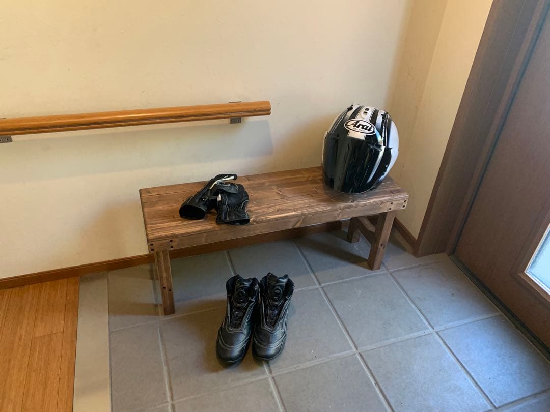 組み立て式ベンチ（アジャスターボルト付き）