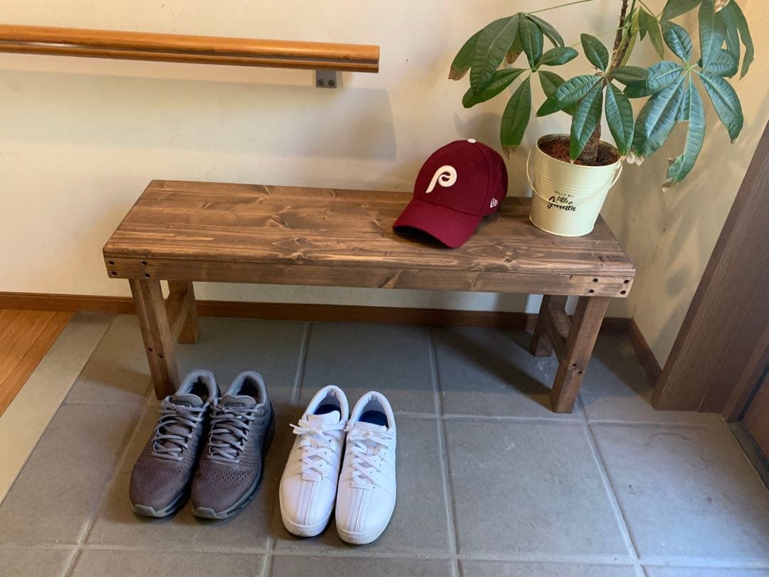 組み立て式ベンチ（アジャスターボルト付き）