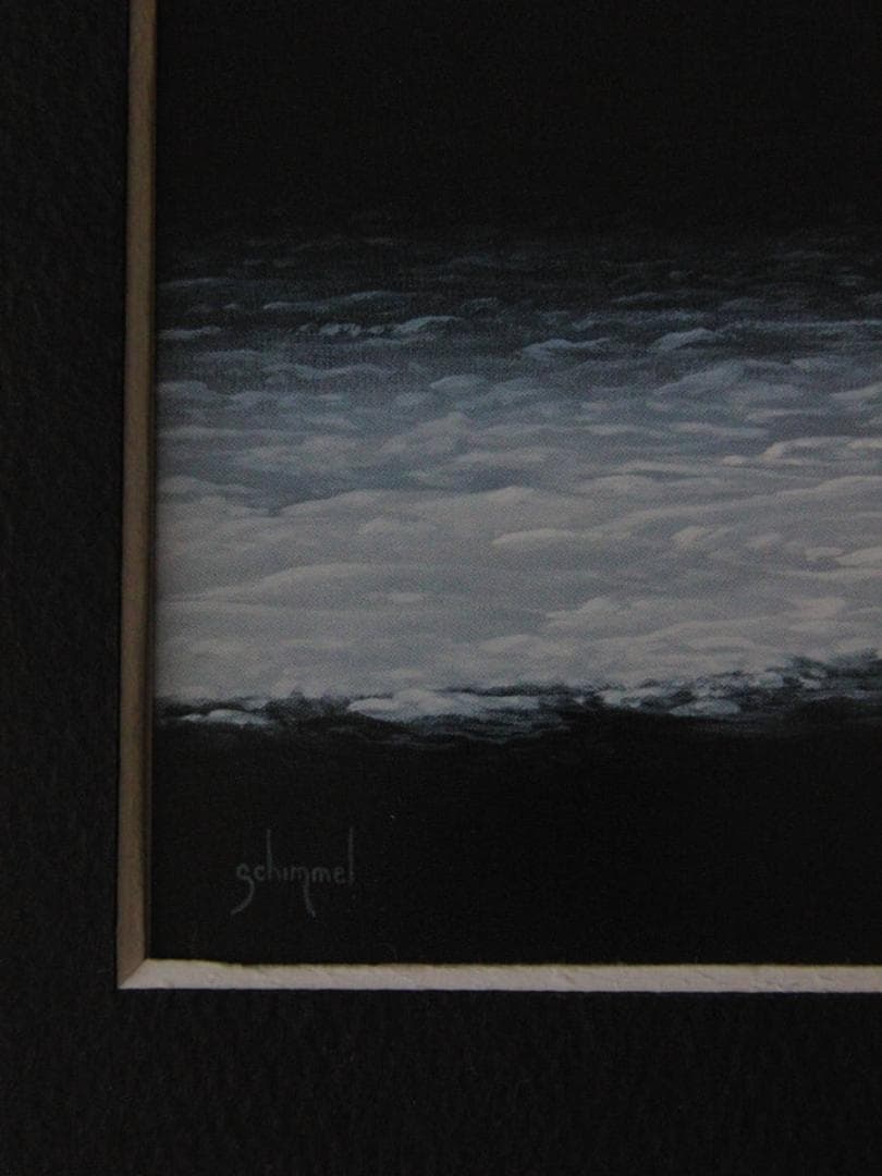 シム・シメール、【OUT OF THE DARKNESS】、希少な額装用画集より