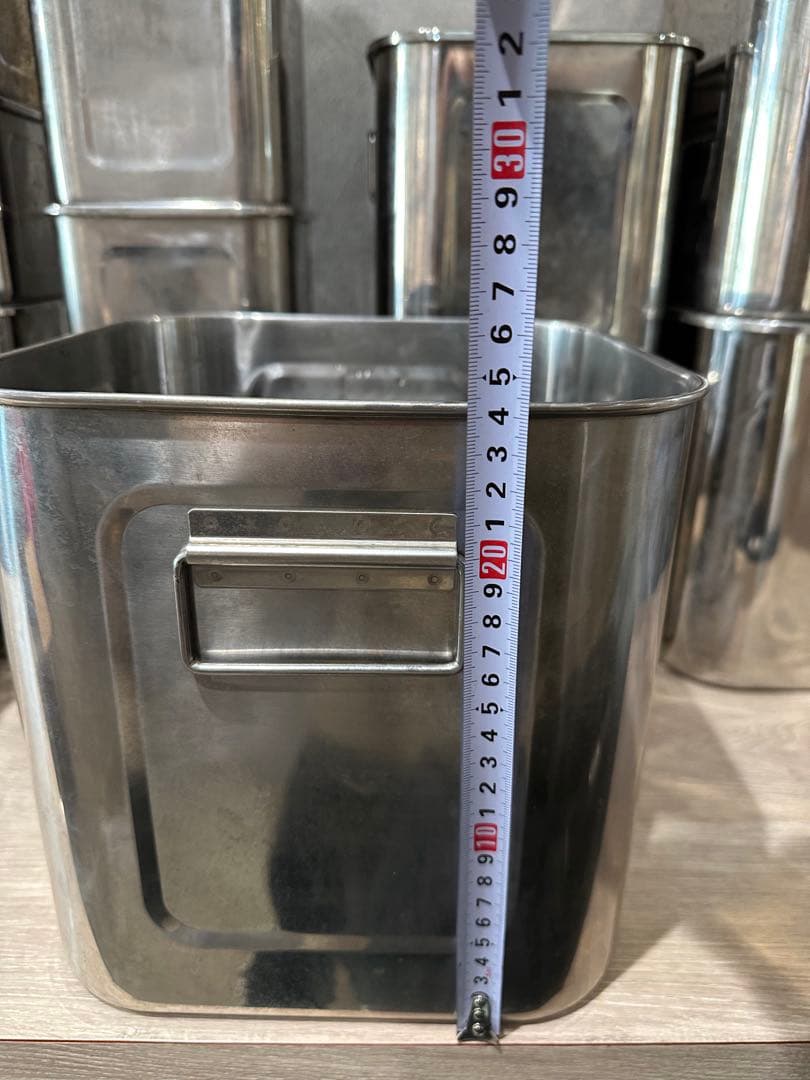 ステンレス製保存容器セット（多サイズ）四角容器寸胴鍋セット業務用キッチン