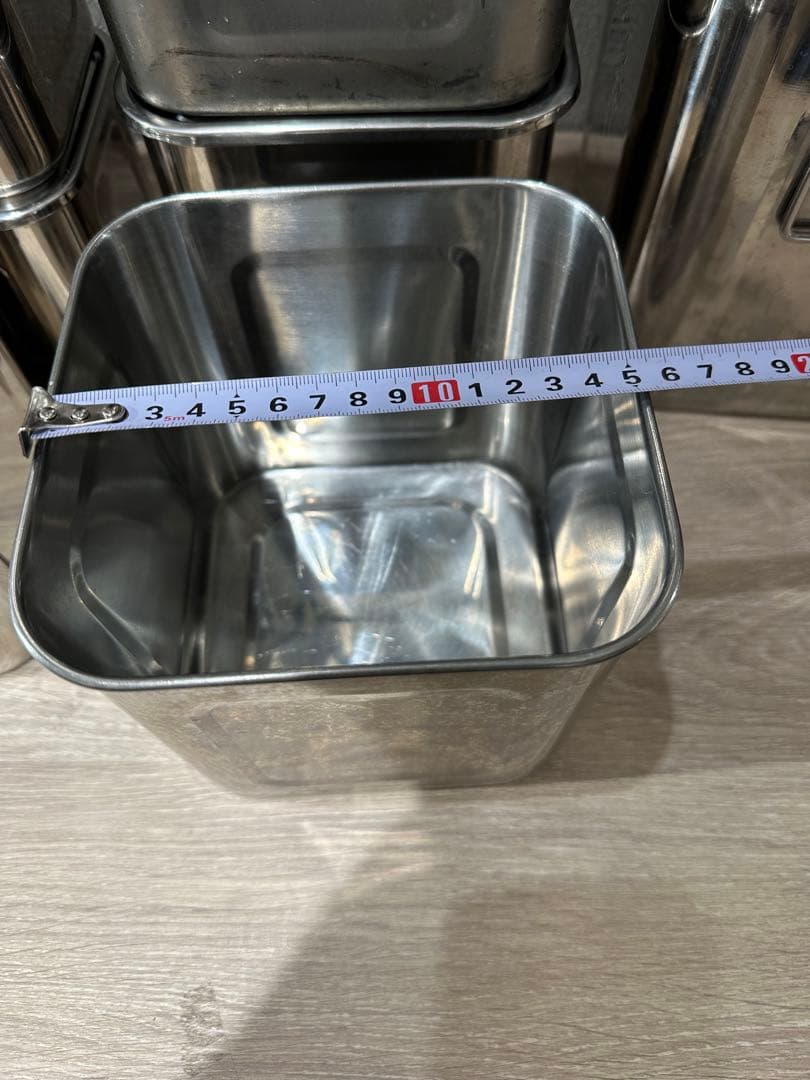 ステンレス製保存容器セット（多サイズ）四角容器寸胴鍋セット業務用キッチン