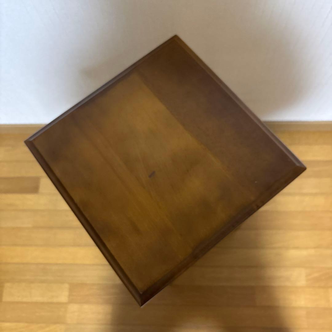 【カリモク】オールドカリモクコロニアル　花台　飾台　電話台