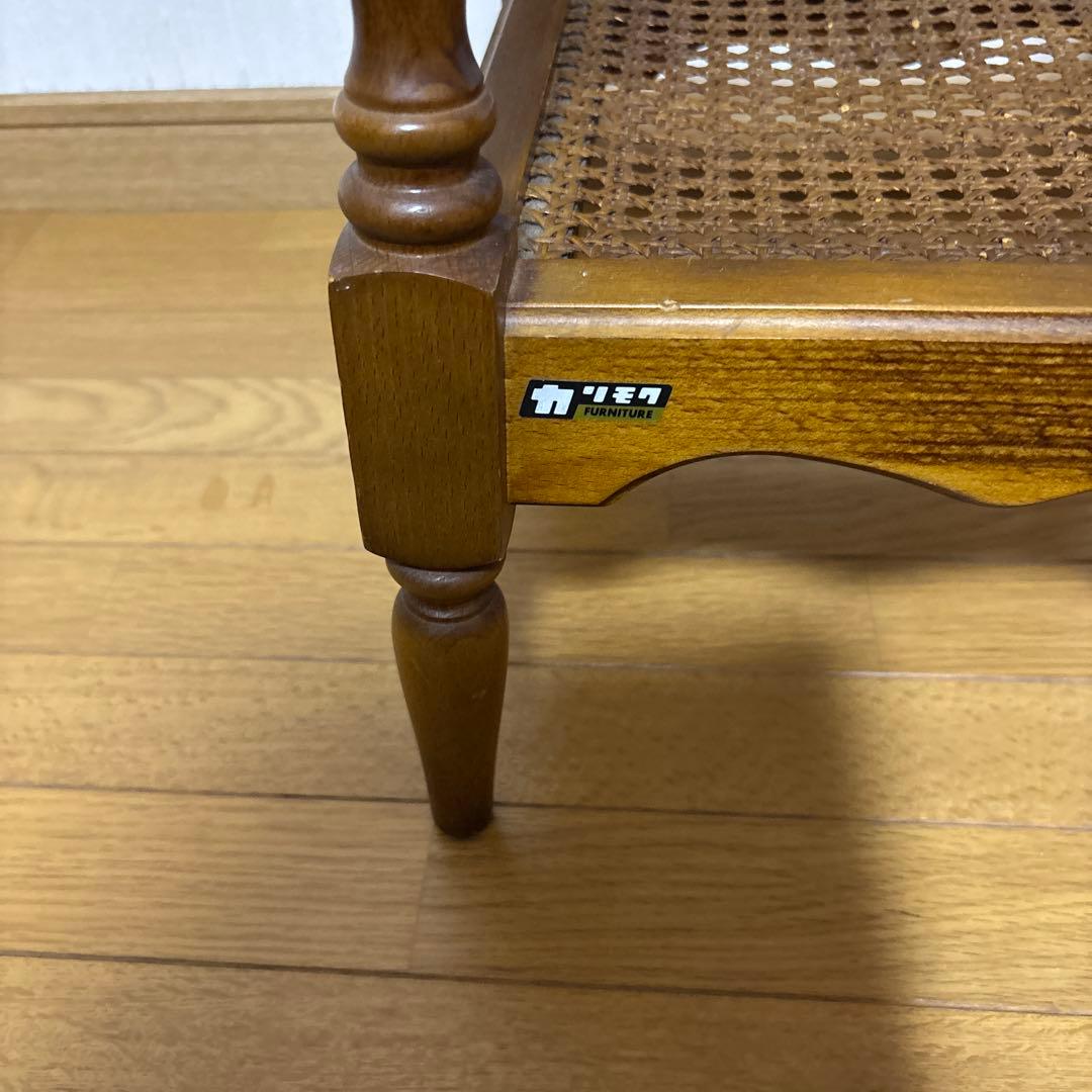【カリモク】オールドカリモクコロニアル　花台　飾台　電話台