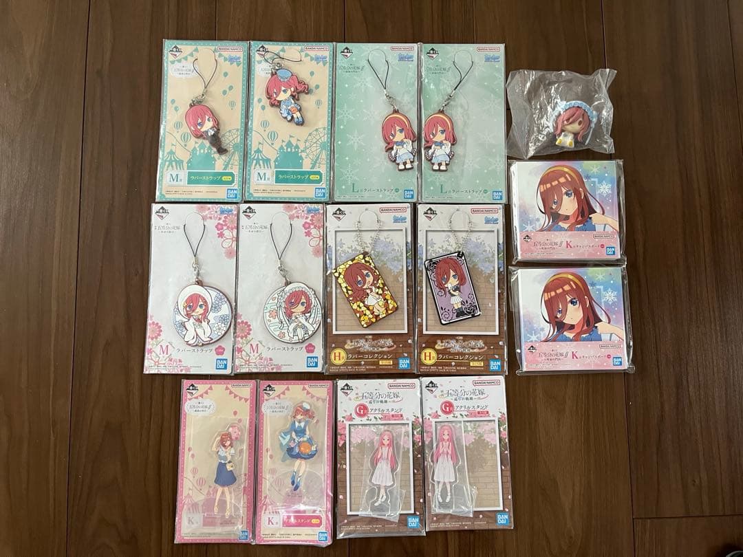 中野三玖　まとめ売り　画像3枚