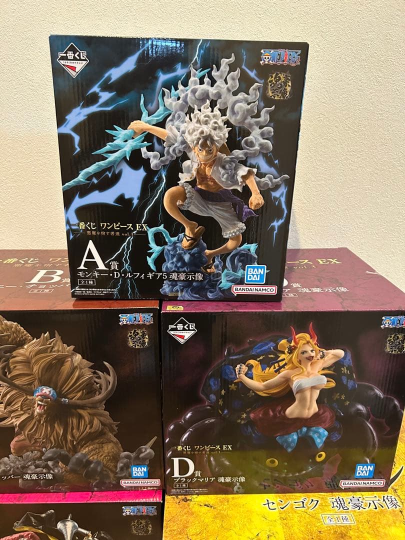 ★ 一番くじ ワンピースEX 悪魔を宿す者達 フィギュア セミコンプリートセット