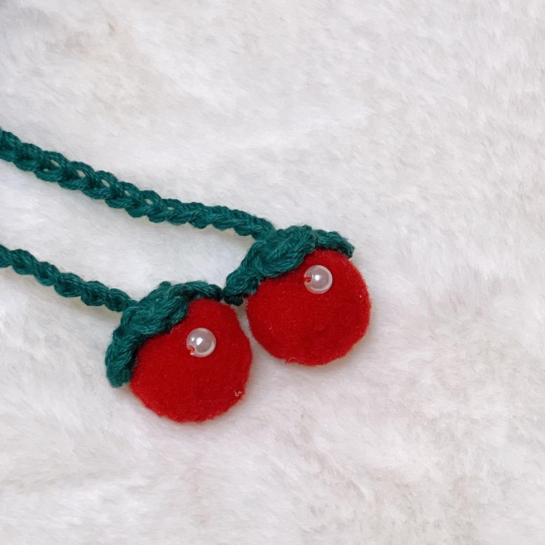 10㎝ ちびぐるみ にしぱぺ ぬい服 着ぐるみ 苺ボンネット 赤 モチーフ