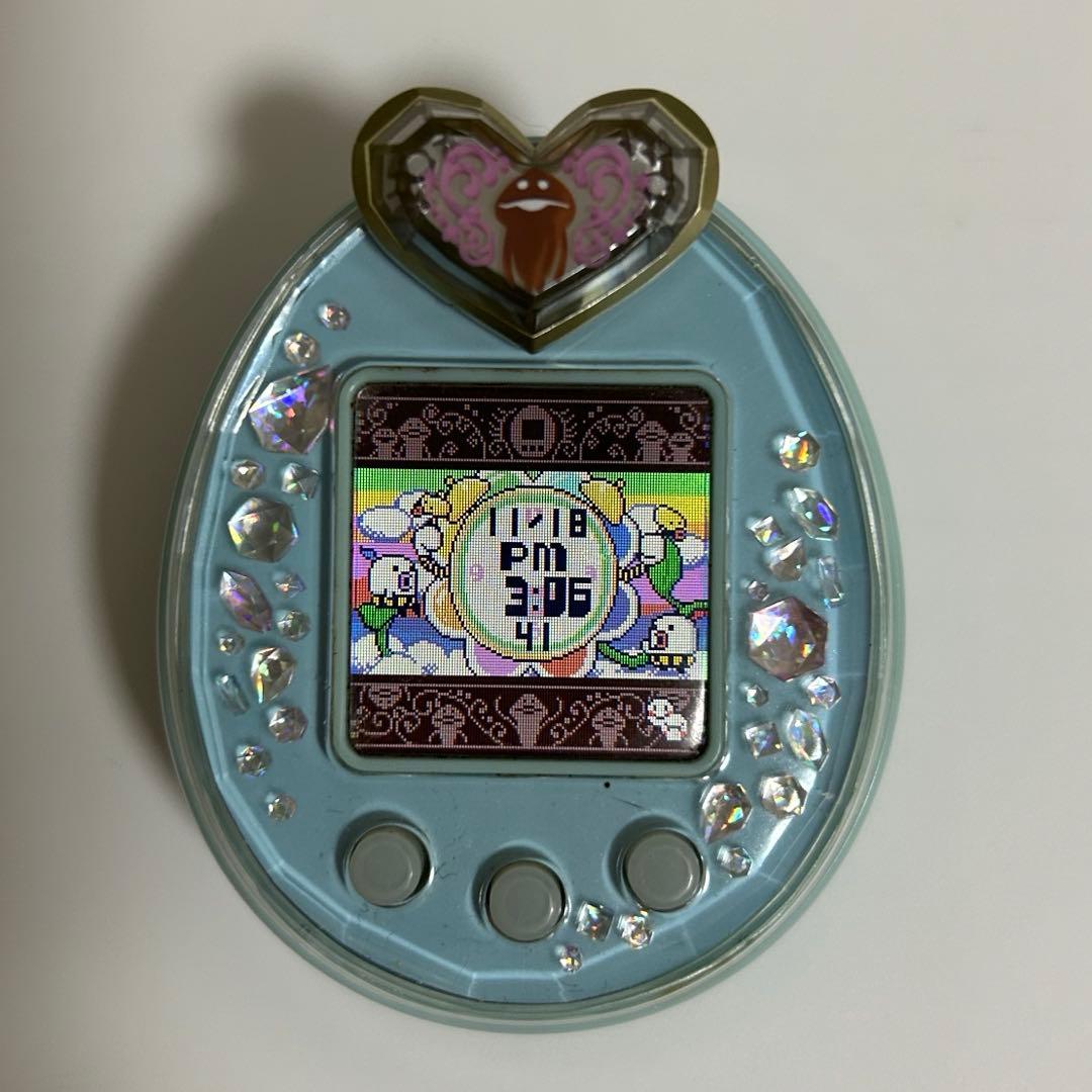 たまごっちピース ブルー なめこ デコピアス - メルカリ