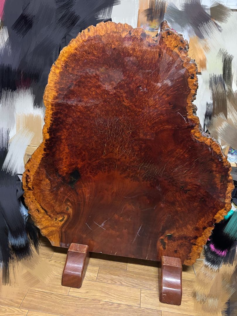 《期間限定 お値下げ》木の衝立 花梨 1枚物