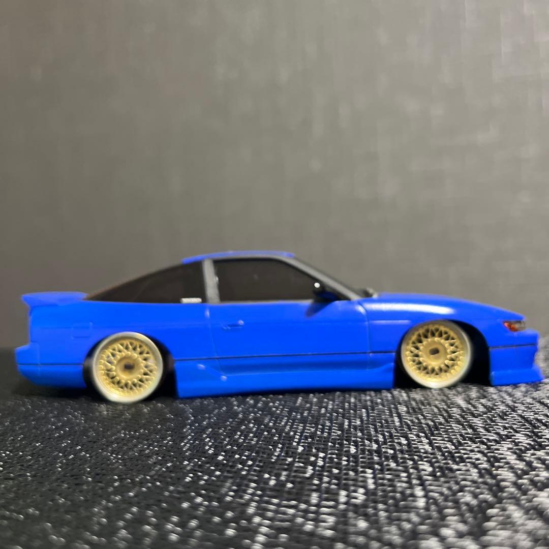 ミニッツ　シルエイティ　コバルトブルー　フルエアロ　3連プロジェクター