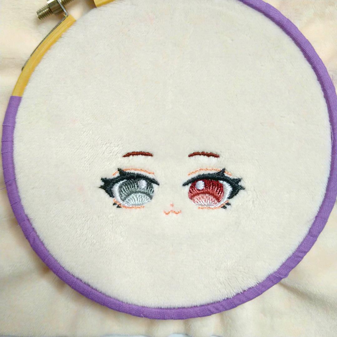 【停止中】お顔 セミオーダー 10/15cmサイズ【刺繡代行】