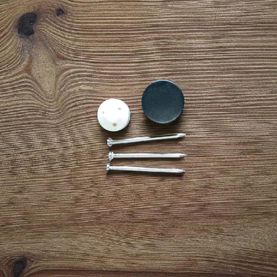 無垢材のレコードディスプレイレール　4枚用2本セット　収納　ウォールシェルフ