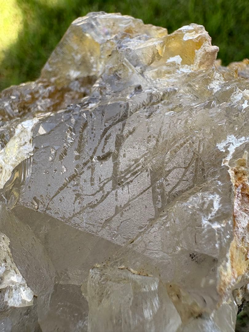 【匿名発送】1 kgオーバー 蝕像水晶（ゴールデンヒーラー）