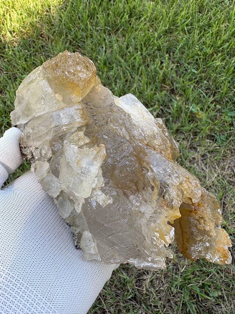 【匿名発送】1 kgオーバー 蝕像水晶（ゴールデンヒーラー）