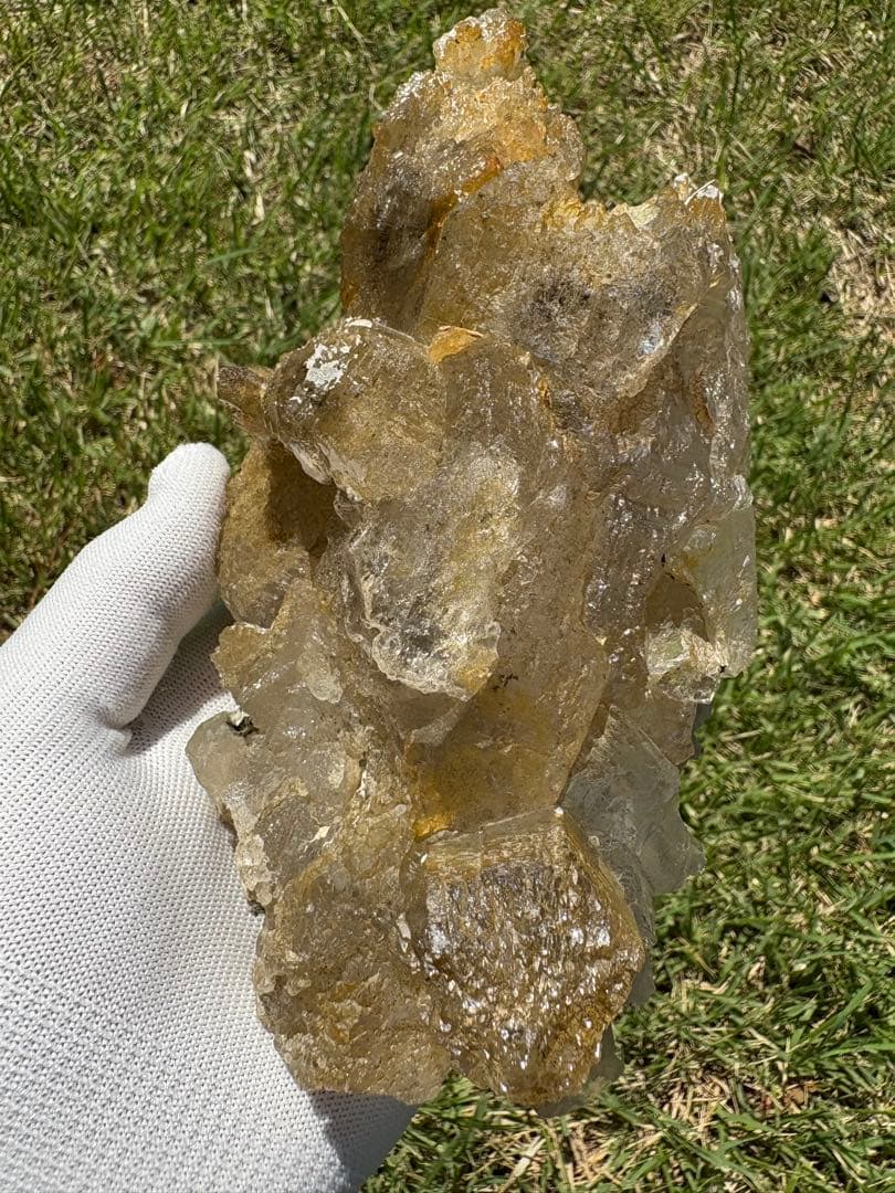 【匿名発送】1 kgオーバー 蝕像水晶（ゴールデンヒーラー）