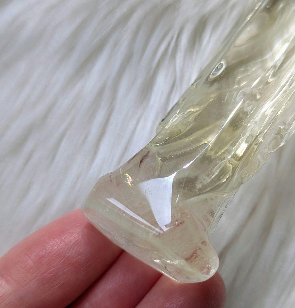 ♡シトリン　マリア様♡　天然石　カービング　高品質