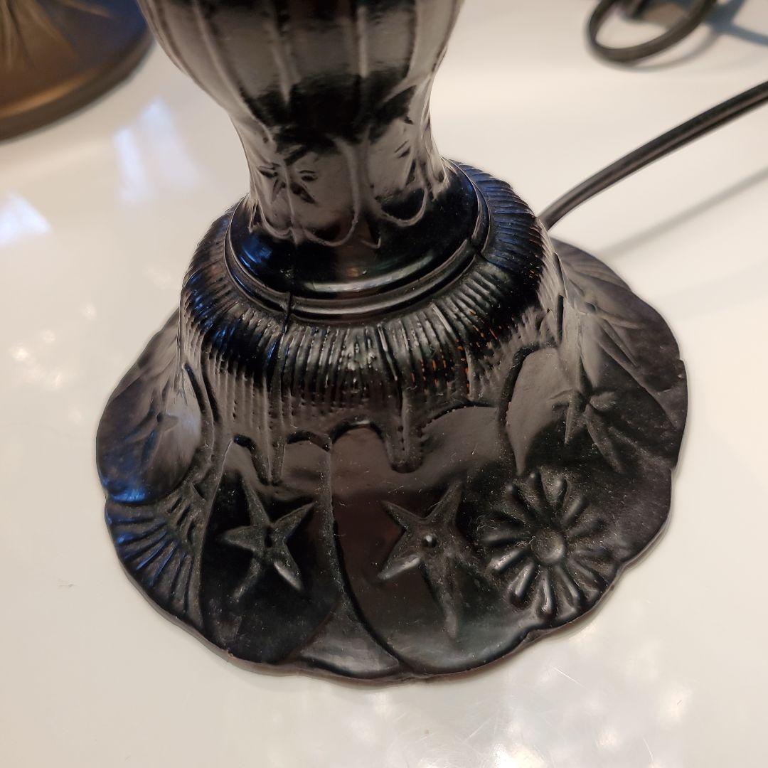 アンティークステンドグラステーブルランプお値下げしました。